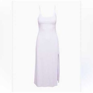 Aritzia Wilfred Dreamweaver Strappy Jersey Lavender Midi Dress Size XL